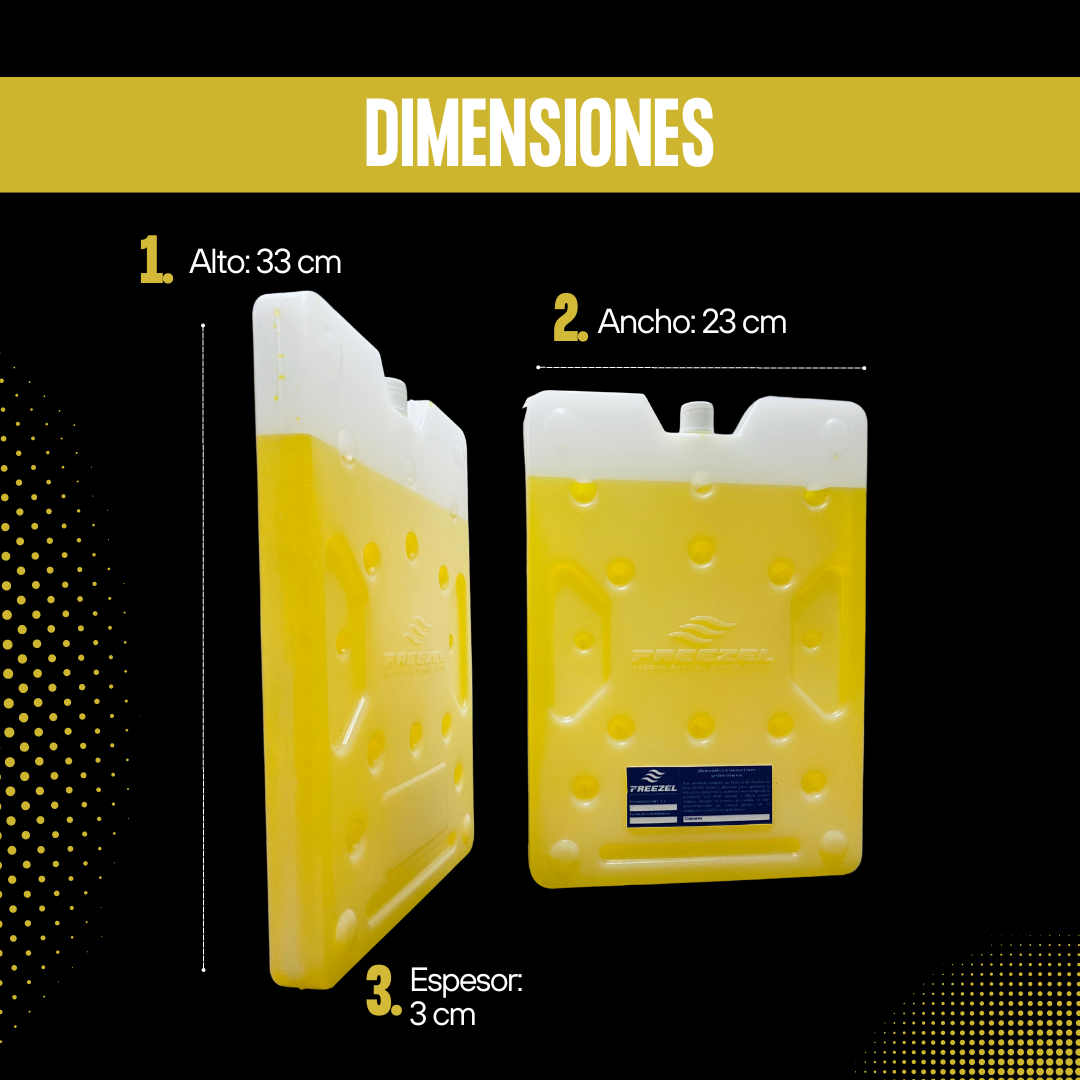 Pila de ULTRA Enfriamiento FREEZEL (1500 ml) para 0 y 4 grados X 1 unidad