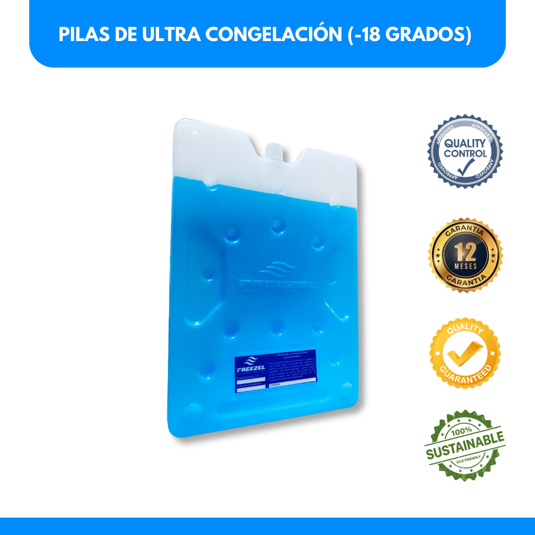 Pila de ULTRA Enfriamiento FREEZEL  (1500 ml) para -18 grados X 1 unidad