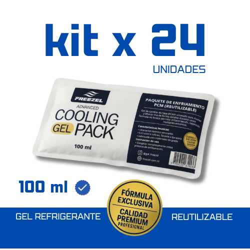 KIT X 24 Gel Pack Ultra Cold 100 ml