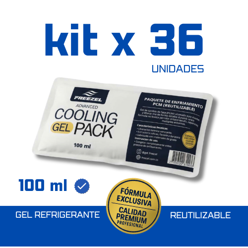 KIT X 36 Gel Pack Ultra Cold 100 ml