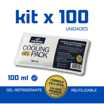 KIT X 100 Gel Pack Ultra Cold 100 ml