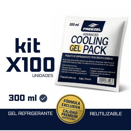 KIT X 100 Gel Pack Ultra Cold 300 ml