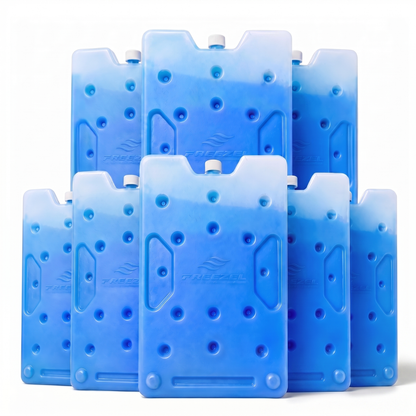 Kit x8 Pila de Frío Grande 1500 ml FREEZEL Reutilizable para Cadena de Frío