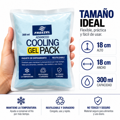 Bolsa de Gel Frío X36 de 300 ml – Resistente - Refrigerados y Congelados