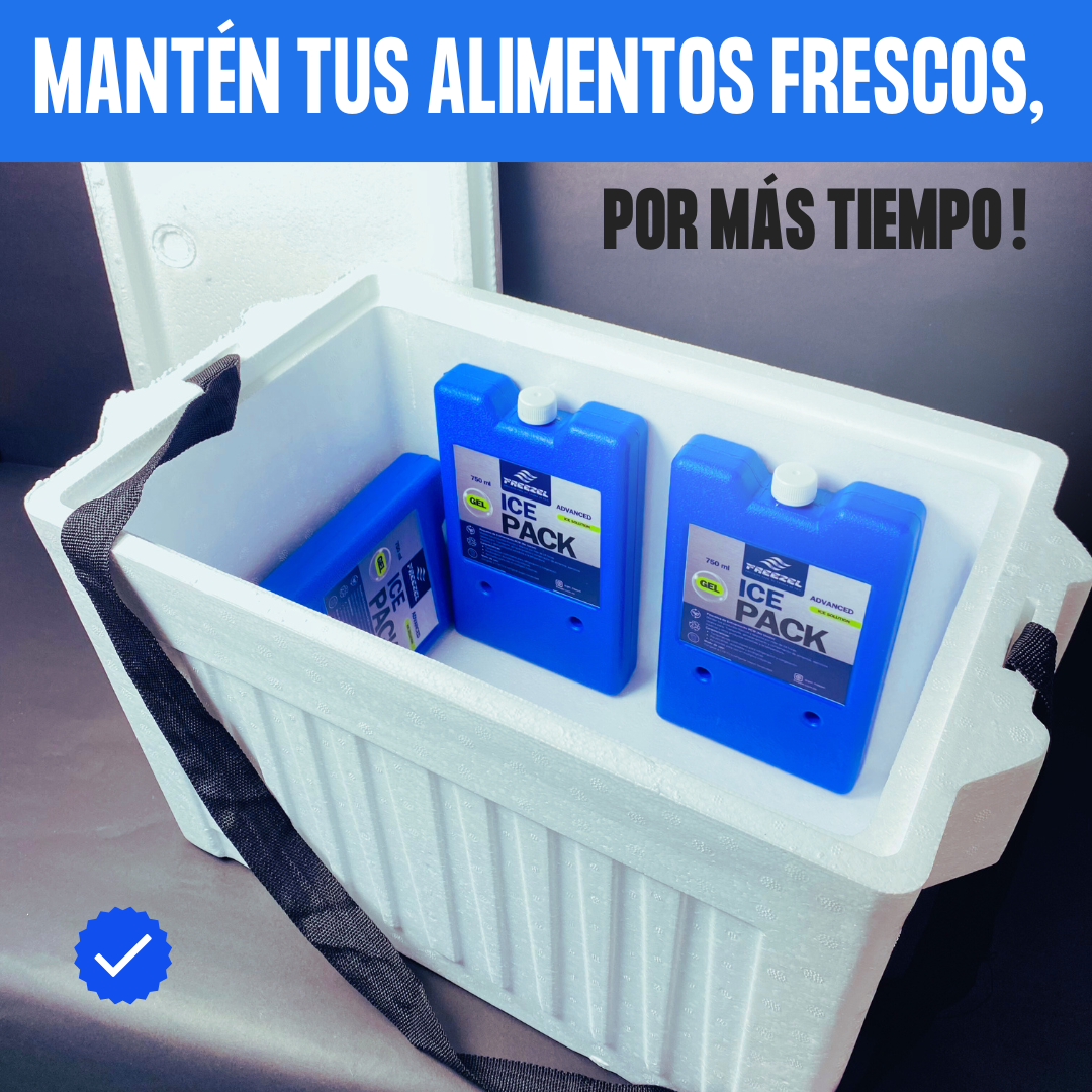 KIT X 5 unidades - Pila de ULTRA Enfriamiento FREEZEL (750 ml)