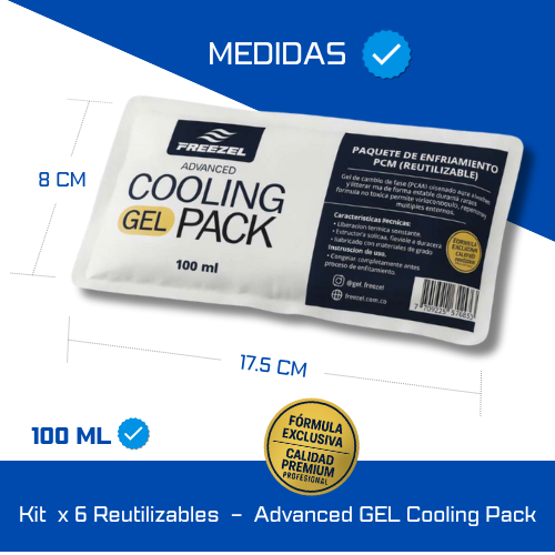 KIT X 12 Gel Pack Ultra Cold 100 ml