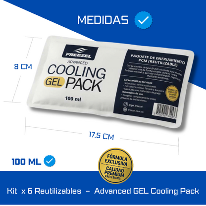 KIT X 12 Gel Pack Ultra Cold 100 ml